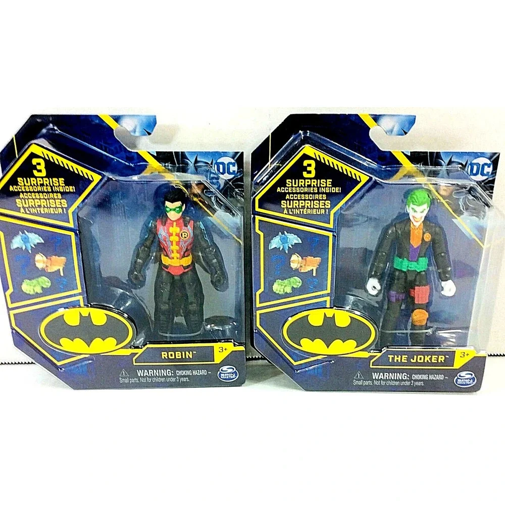 Spin Master DC Comic The Joker + Robin Action Figures Toys Set of 2 Sealed